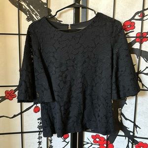 Banana Republic Black Lace Top